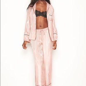 Victoria Secret Silk Stripe Pajamas